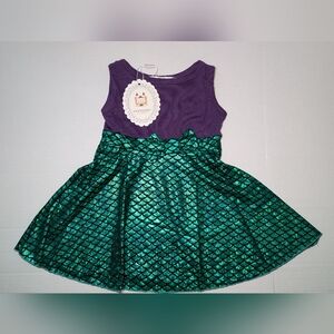 Mermaid Dress Toddler 110 3/4y